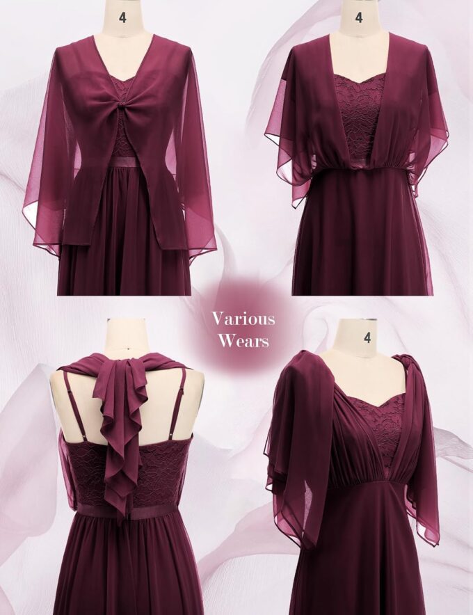 Homrain Cocktailkleider für Damen Abendkleider Ballkleid Fürmal Cabrio Schwarzes Brautsmaid Kleid – Bild 5