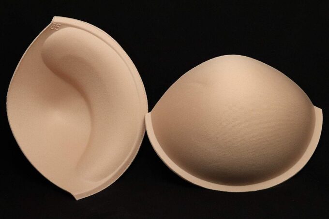 MNJ-TRIMMINGS Sew in Bra Cups, Push Up Cups, Beige Colour – Bild 3