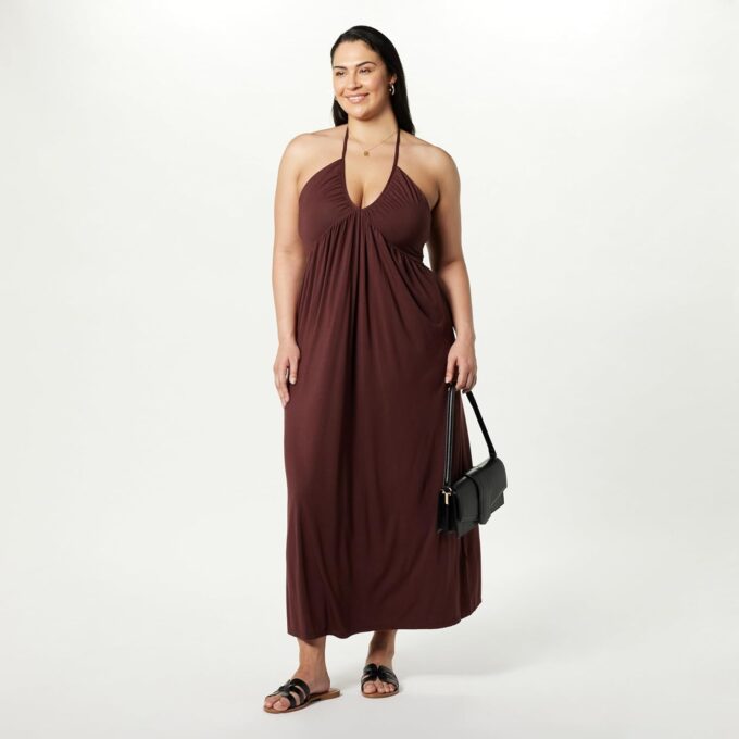 The Drop Women's Kapri Gathered Halter Dress – Bild 7
