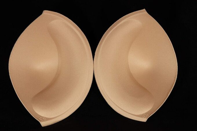 MNJ-TRIMMINGS Sew in Bra Cups, Push Up Cups, Beige Colour – Bild 4