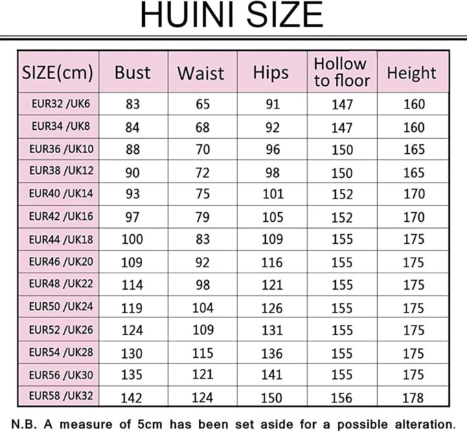 HUINI Damen Chiffon Brautjungfernkleider für Hochzeit Lang Formell Abendkleid mit Schlitz – Bild 7