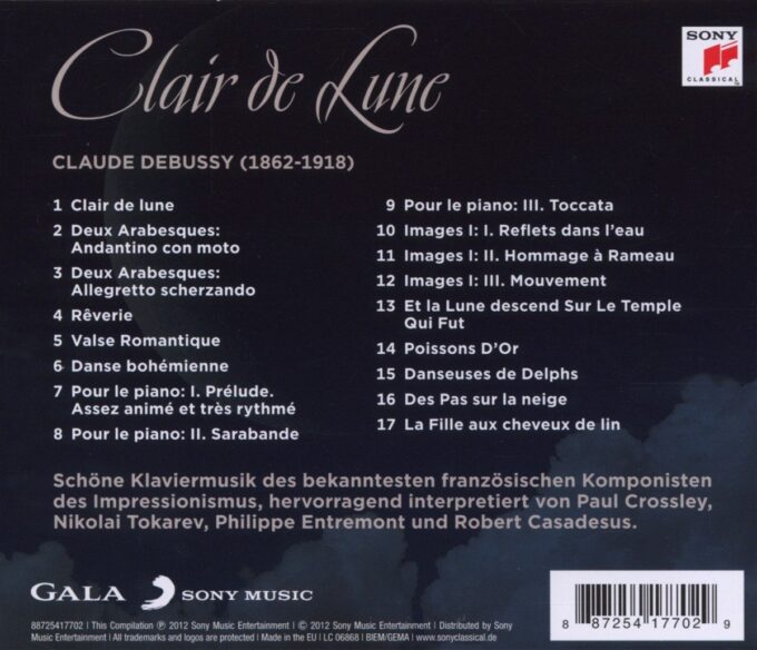 Clair De Lune - Die schönste Klaviermusik von Claude Debussy – Bild 2