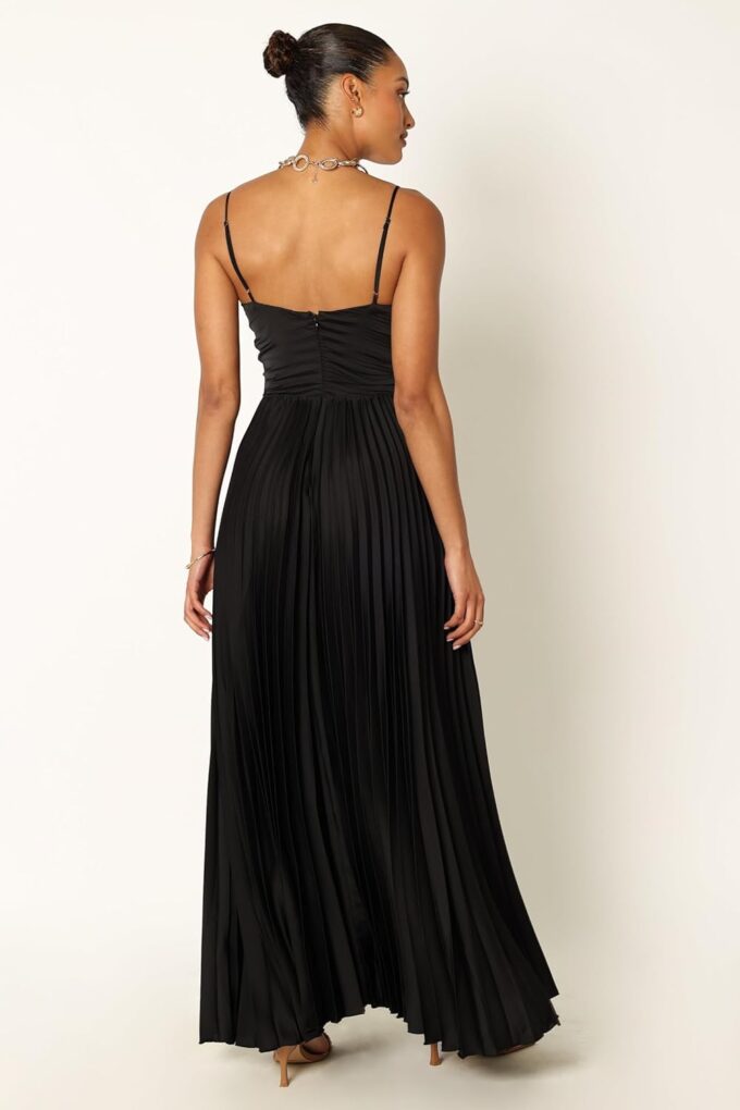 Petal & Pup Women's Naira Pleated Maxi Dress – Bild 4