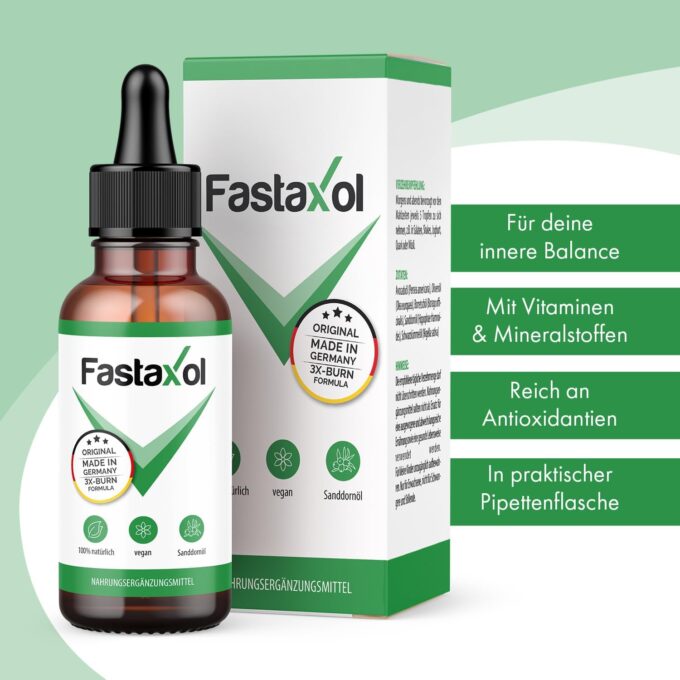 Fastaxol Öl-Komplex Tropfen | mit Vitaminen & Mineralstoffen | reich an Antioxidantien | 30 ml 1x – Bild 3