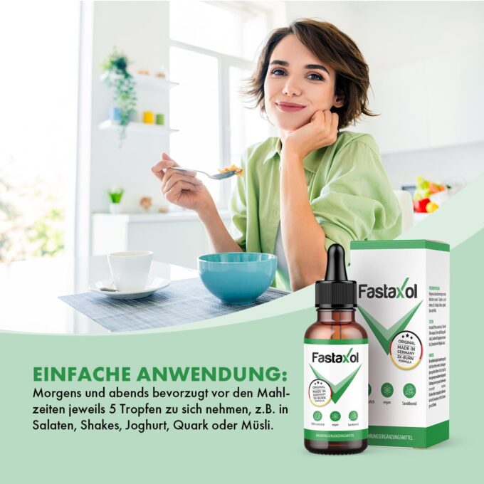 Fastaxol Öl-Komplex Tropfen | mit Vitaminen & Mineralstoffen | reich an Antioxidantien | 30 ml 1x – Bild 4