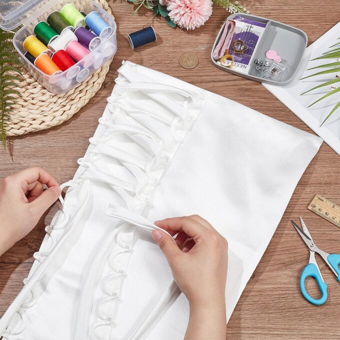 nbeads Korsett Kit Kleid Reißverschluss Ersatz, Korsett-Rückenset Mit Verstellbarer Passform Für Formelle Ballkleider – Bild 3