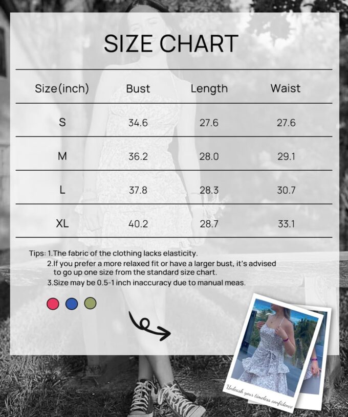 Narecte Summer Dresses for Women,Tie Halter Mini Dress,Floral Print Short Dress,Ruffle Trim Casual Dresses – Bild 7