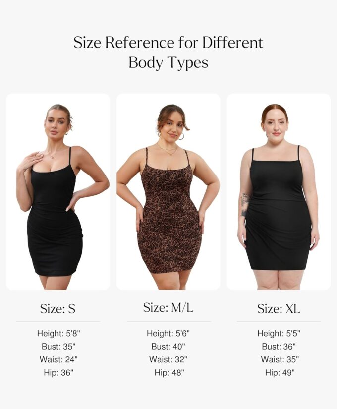 Popilush Leopard Print Dress with Built in Shapewear Spaghetti Strap Mini Dresses Mesh Ruched Bodycon Summer Splash – Bild 6