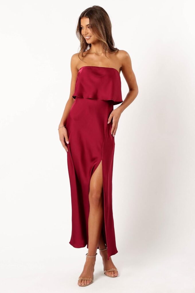 Petal & Pup Women's Vienna Strapless Midi Dress – Bild 2