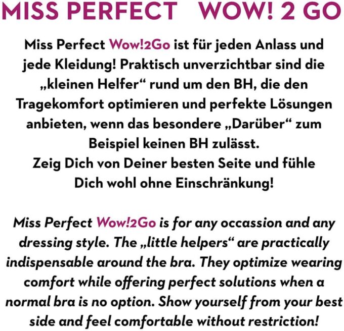 Miss Perfect BH Cups BH-Softschalen zum Einnähen oder Einlegen – Bild 4