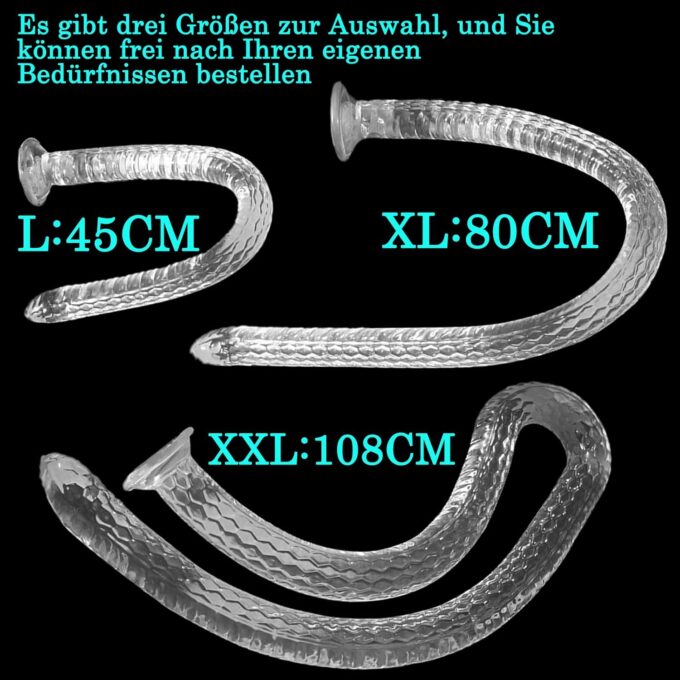 BDSMYEE Anal Dildo extrem lang,45 CM realistische Dildos Monster Dildo mit Saugnapf,Dildoschwanz für Frauen Männer,erotisches Sexspielzeug für Paare extrem sex (L) – Bild 5