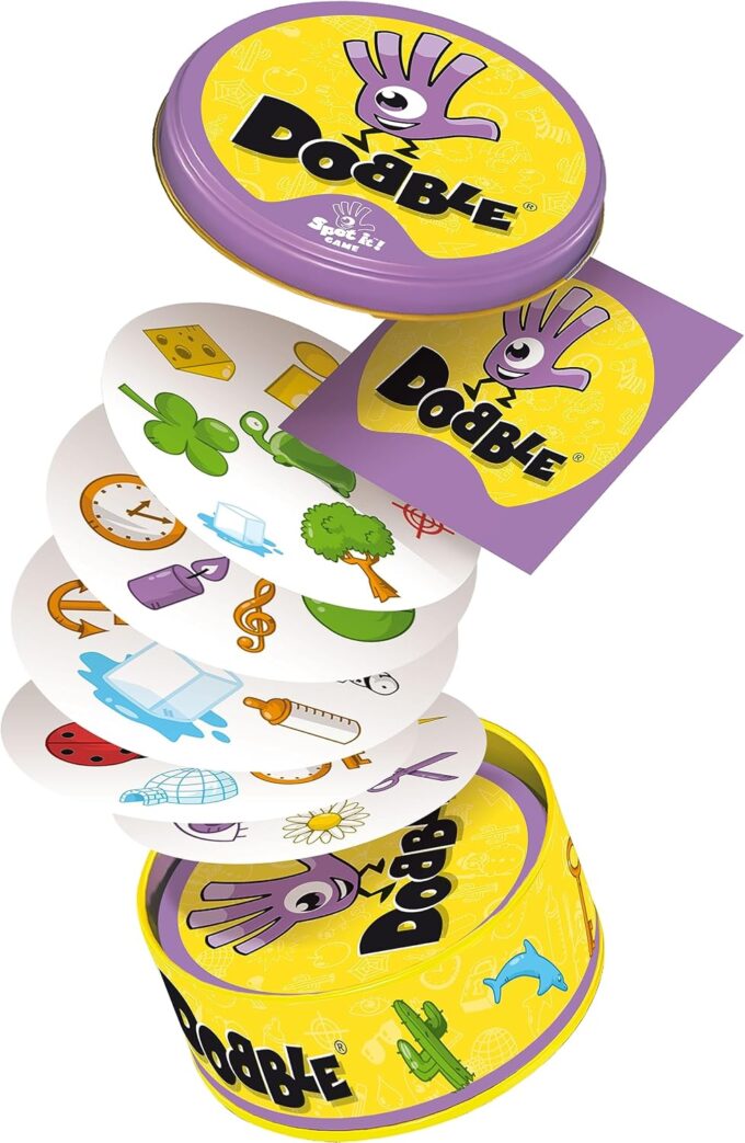 Zygomatic, Dobble Classic, Eco-Sleeves, Familienspiel, Kartenspiel, 2-8 Spieler, Ab 6+ Jahren, 15 Minuten, Deutsch – Bild 4