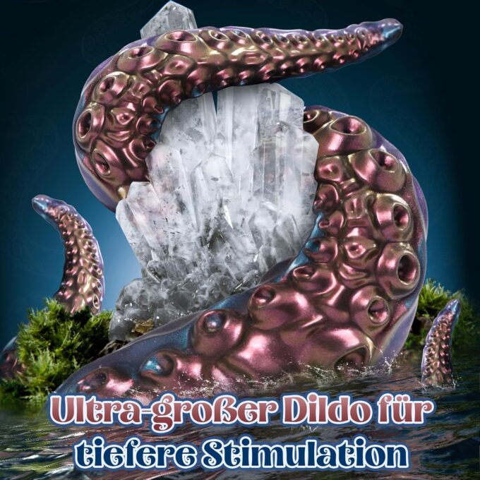 Tagnaff 33CM Riesen Anal Dildo, Tentakel XXL Dildo mit Starkem Saugnapf, Silikon Dicker Analdildo Groß, Big Dildos für Männer, Prostata Stimulation Sex Toys, Sex Spielzeug Analplug# für Männer XXL – Bild 8