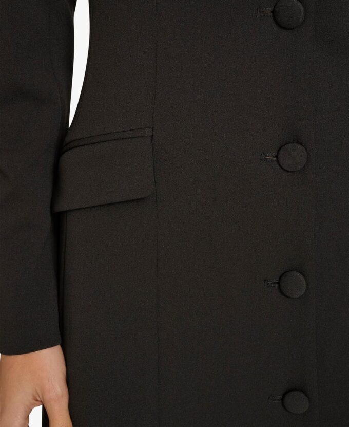 Calvin Klein Damen Pocket Career Jacket Dress Kleid, Schwarz, 38 – Bild 5
