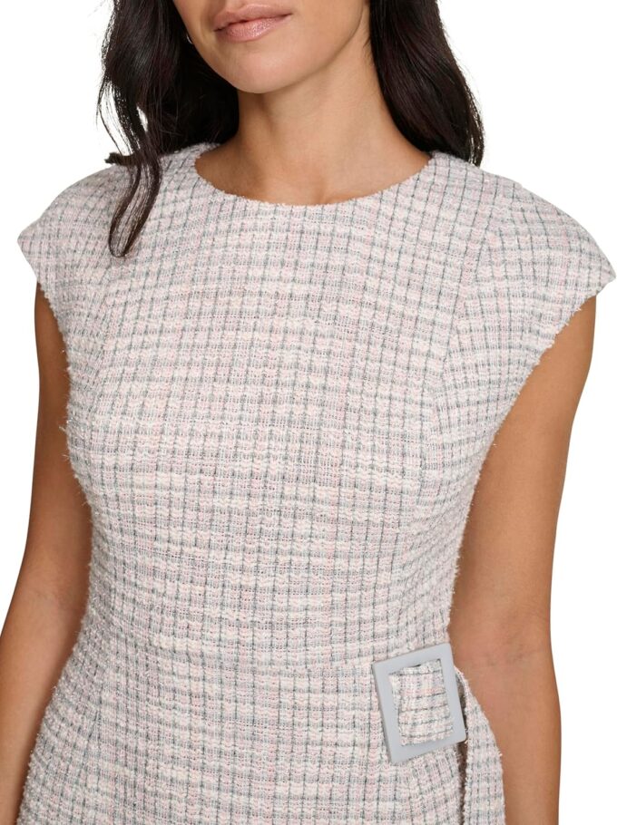 Calvin Klein Damen Work Tweed Sheath Dress Kleid – Bild 5