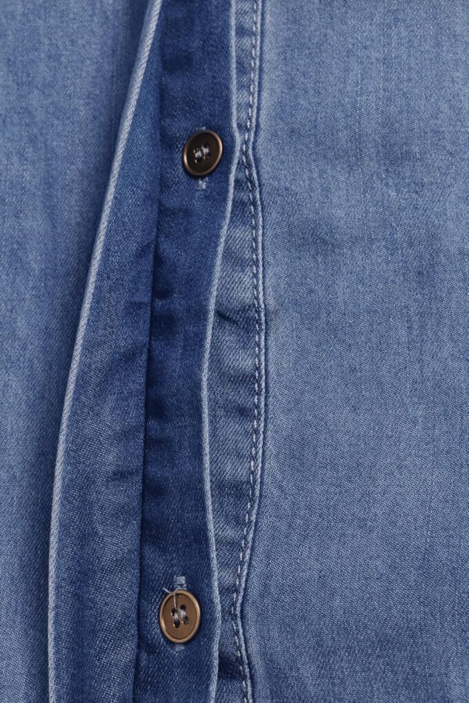utcoco Denim Dress for Women 2025 Casual Loose Long Sleeve Classic Vintage Button Down Jean Shirt Dresses with Pockets – Bild 5