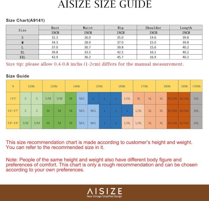 AISIZE Women's 50s Vintage Ruffle Peplum Cocktail Pencil Knee Dress – Bild 6
