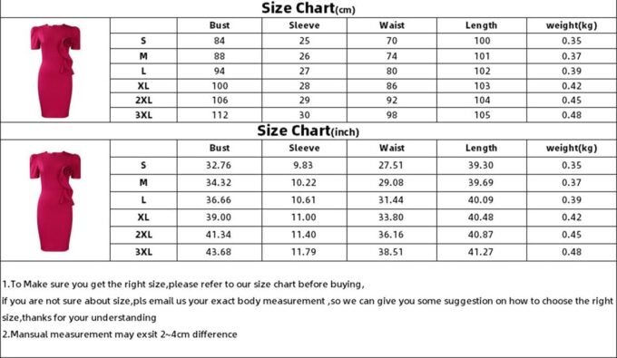 Women Short Sleeve Office Pencil Dress Wedding Guest Church Floral Semi Formal Business Bodycon Midi Dresses – Bild 7
