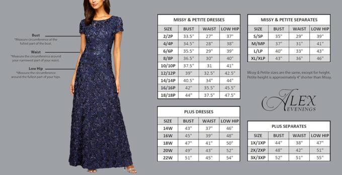 Alex Evenings Women's Shift Dress with Lace Jacket (Petite and Regular) – Bild 4