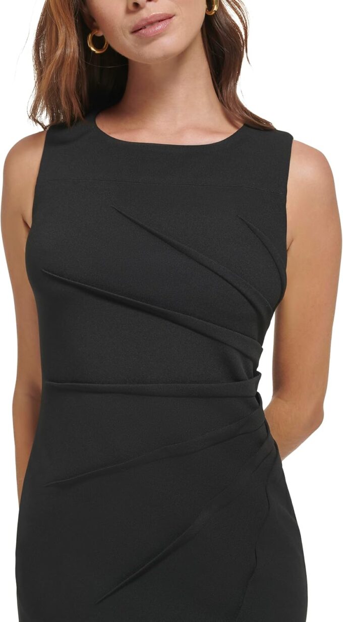 Calvin Klein Women's Sleeveless Sheath Dress with Starburst Detail – Bild 2