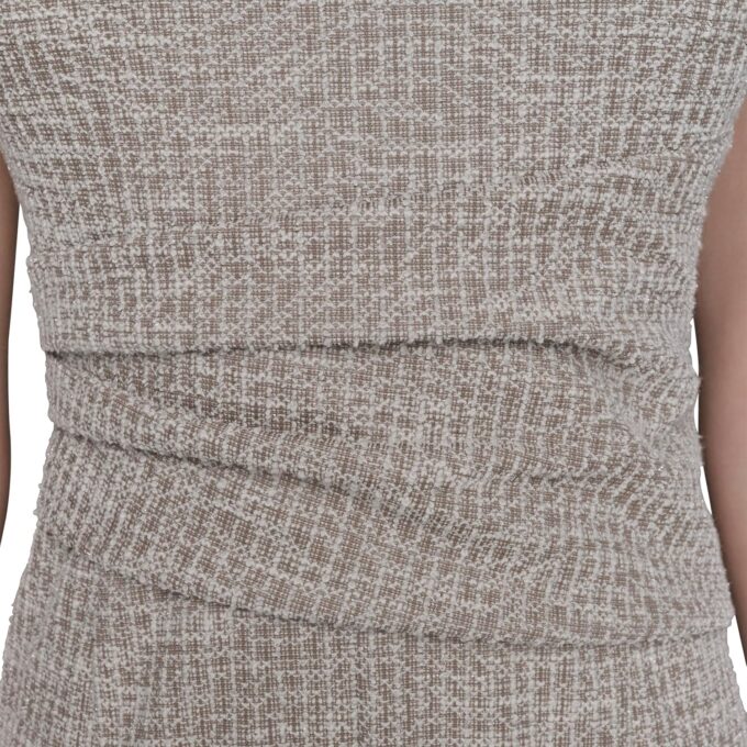 KARL LAGERFELD Women's Flare Skirt Sleeveless Stretch Dress – Bild 6