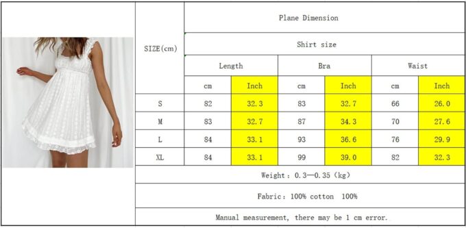 Women's Y2K Babydoll Mini Dress Fairy Vintage Sleeveless Square Neck Sweet Short Party Princess Summer Sundress – Bild 7
