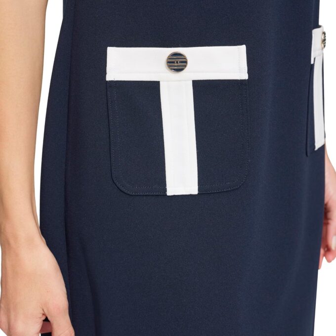 Tommy Hilfiger Women's Pocket Trim Shift Dress – Bild 5