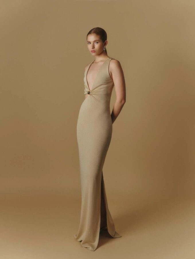 Women's Cutout Maxi Dress - Brigitte – Bild 5