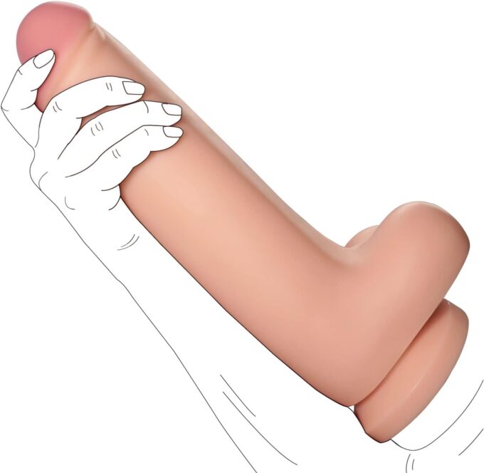 30cm XXL Dildo Großer dicker Anal Dildos mit Starkem Saugnapf Glatte Oberfläche Freihändiges Spielen Sexspielzeug für Frauen und Männer Groß Format