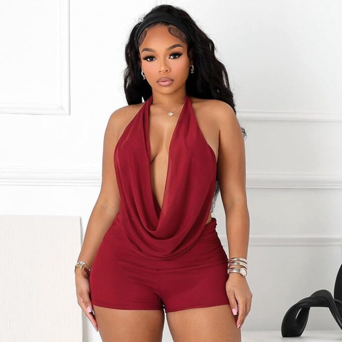 Club Outfits for Women Sexy Clubwear Stretchy Backless See Through Sexy 2 Piece Outfits for Women Going Out 2025 – Bild 2