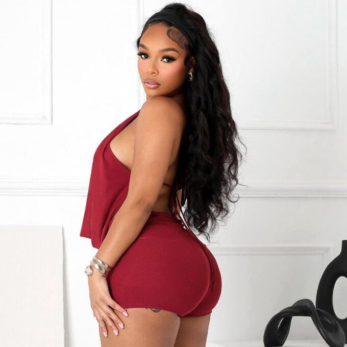 Club Outfits for Women Sexy Clubwear Stretchy Backless See Through Sexy 2 Piece Outfits for Women Going Out 2025 – Bild 3