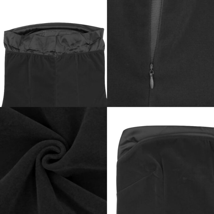 ANKOMINA Women's Sexy Strapless Bodycon Mini Dress Velvet Off Shoulder A-Line Tube Top Dress Party Club Dresses – Bild 5