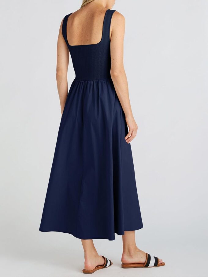 Women's Maxi Dress Summer Sleeveless Swing Sundress Casual Loose Tank Long Dresses with Pockets – Bild 3
