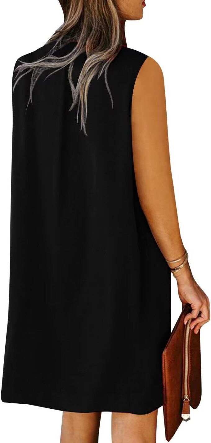 ANFTFH Women's Sleeveless Dresses 2025 V Neck Casual Trendy Dresses（S-2XL） – Bild 3