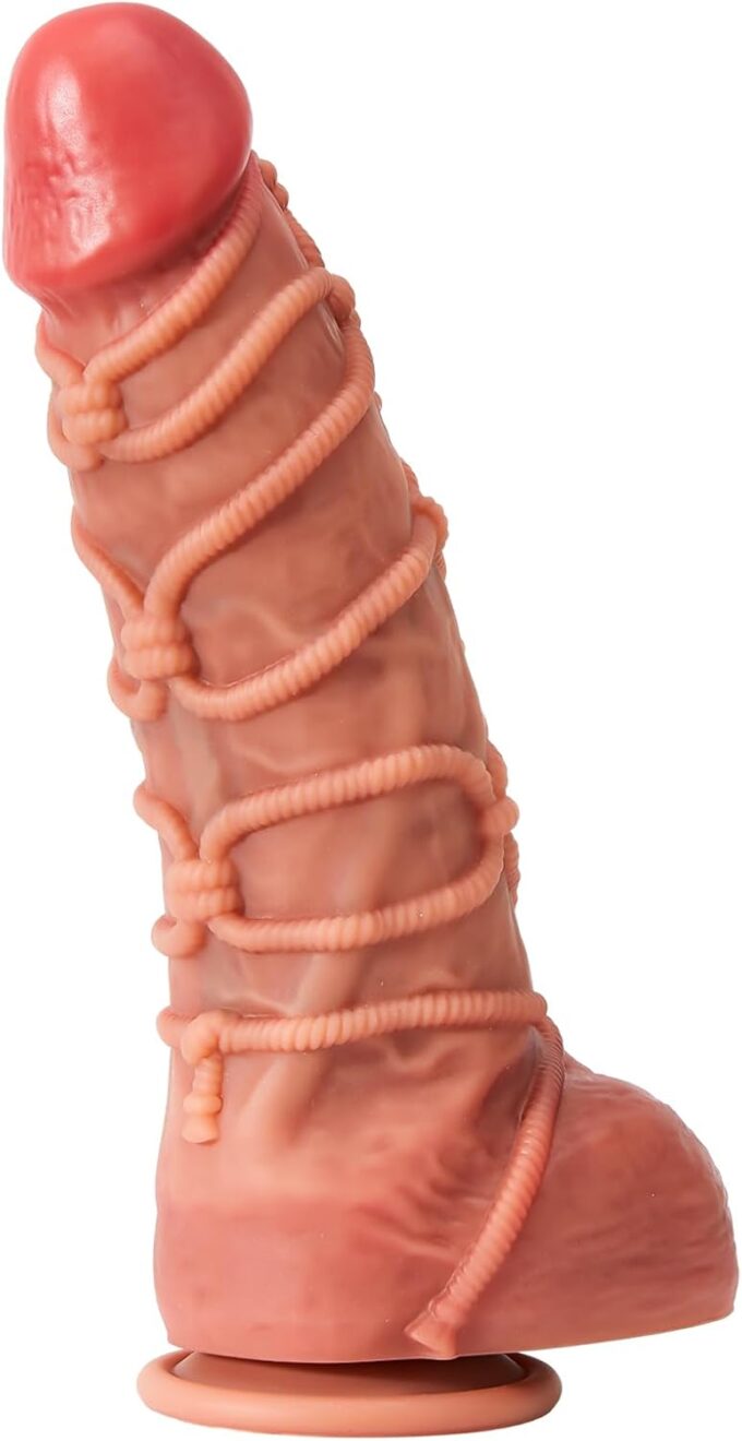 Huge Dildo for Juguetes Sexuales Adult Toy, Thick Dildo with 10.6 Inch Length, Giant Dildo Softly Silicone Dildo Women Sex Toy with Suction Cup for Hand Free Play