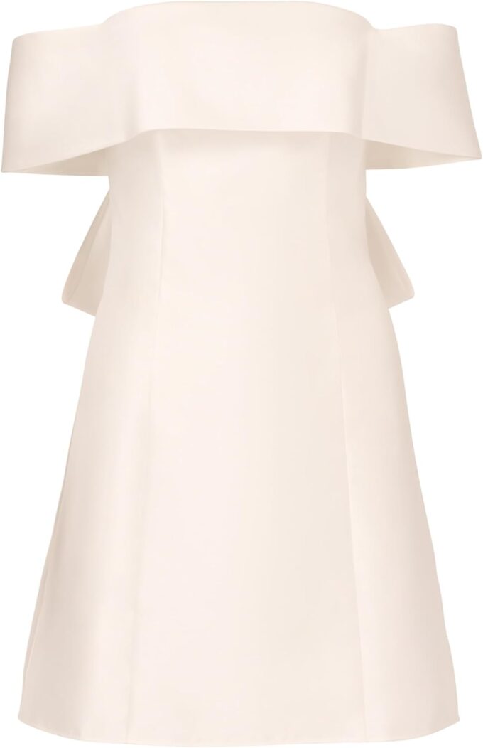 Adrianna Papell Women's Mikado Bow Short Dress – Bild 5