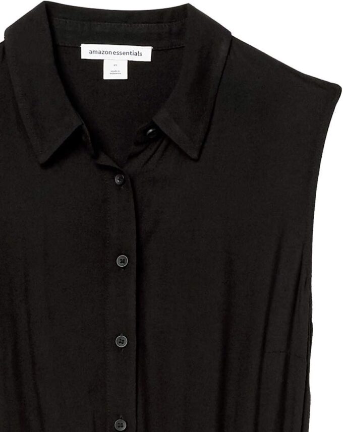 Amazon Essentials Women's Sleeveless Relaxed-Fit Woven Shirt Dress – Bild 5