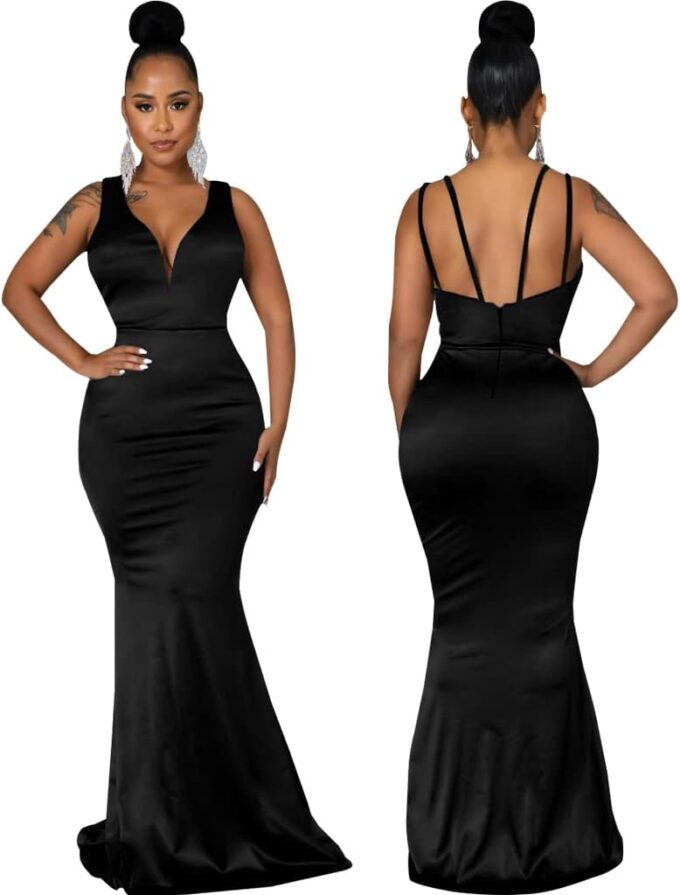 FairyLove Womens Sexy Bridesmaid Formal Evening Gown Dresses Wedding Guest Dress – Bild 6