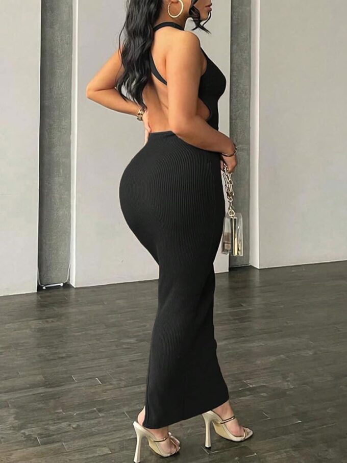 Nimsruc Women Summer Sexy Bodycon Maxi Dress Casual Long Dresses – Bild 3