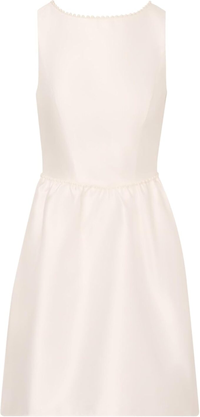 Adrianna Papell Women's Pearl Mikado Dress – Bild 5