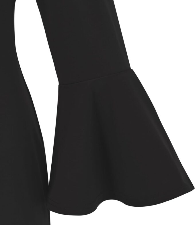 Women's Bell Sleeve Church Dress Clergy Fishtail Tab Insert Collar Priestess Dress – Bild 5