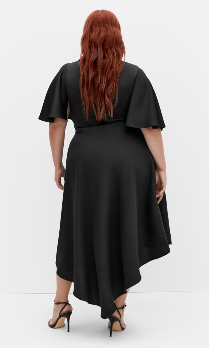 City Chic Women's Plus Size Dress - Scarlette Flutter – Bild 2