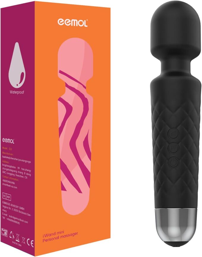 Vibrator Massagestab Für Frauen Sex - Vibrator Für Frauen,Diloschwanz für Frauen Sex Toys sex toyset für woman, Sexspielzeug - Für Paare Extrem Sex(schwarz)