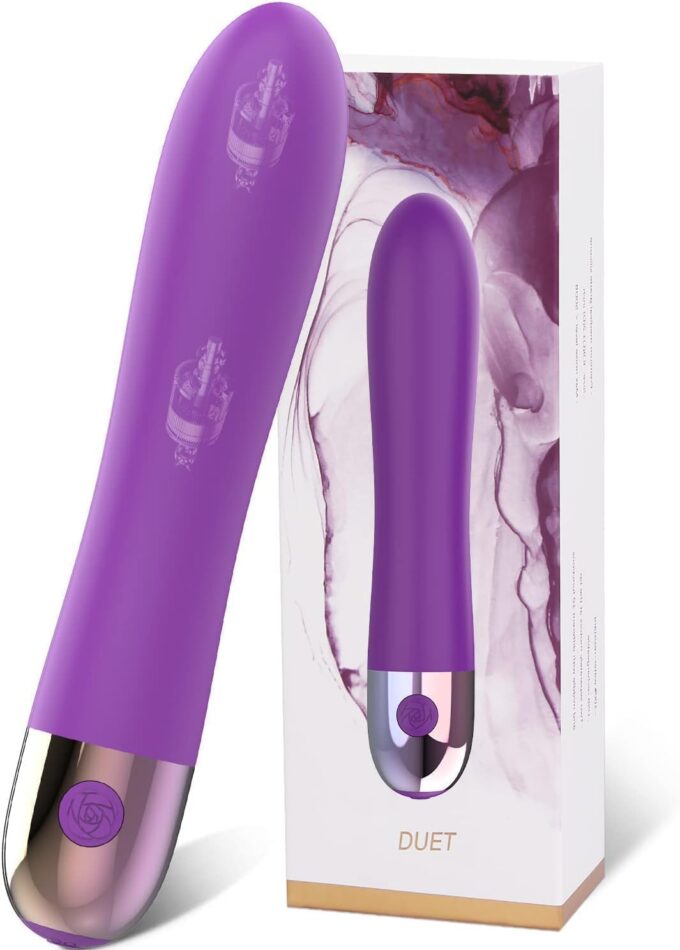 Silikon Vibratoren für Sie Klitoris und G-punkt mit Stoßfunktion Leise und Stark 10 Vibrationsmodi Dildo Analplug Analvibrator Prostata Stimulator Erotik Sexspielzeug für Frauen Paare Extrem