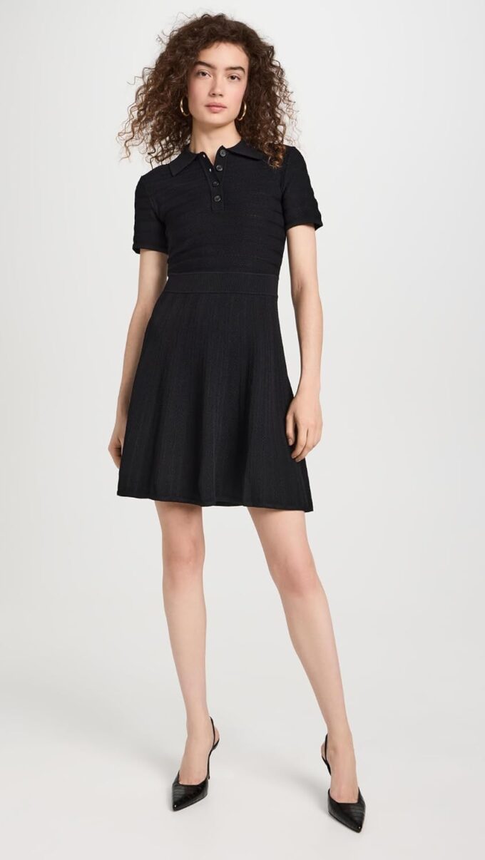 Shoshanna Women's Open Weave Knit Minoa Dress – Bild 5