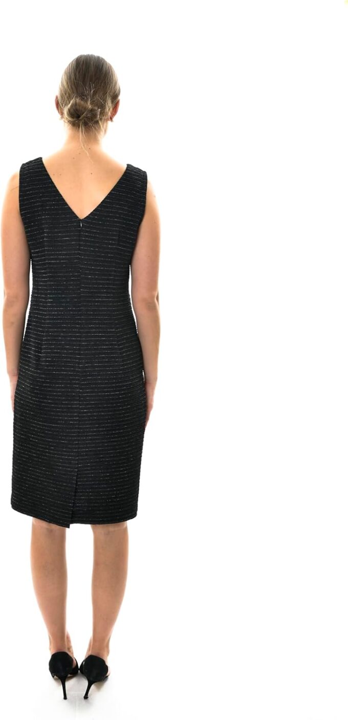 Brianna Milay Damen Sleeveless Sheath Dress with Rinestone Trim and Coordinating Jacket Brautmutterkleid – Bild 4