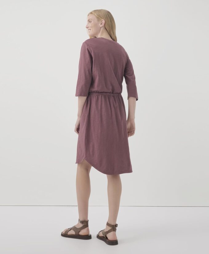 Pact Organic Cotton Women's Relaxed Tie Waist Dress – Bild 5