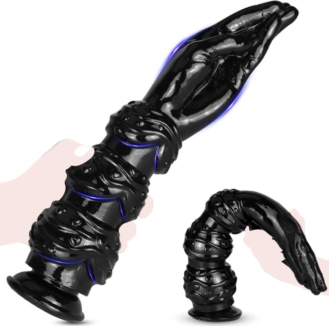36cm Analplug Anal Dildo XXL Dildo Realistischer Dildo mit Saugnapf,Analplugs Butt Plug Buttplug,Riesen Dildo Dildo Anal Dildo Groß,Analspielzeuge Analplug für Frauen Männer (36CM,Schwarz)