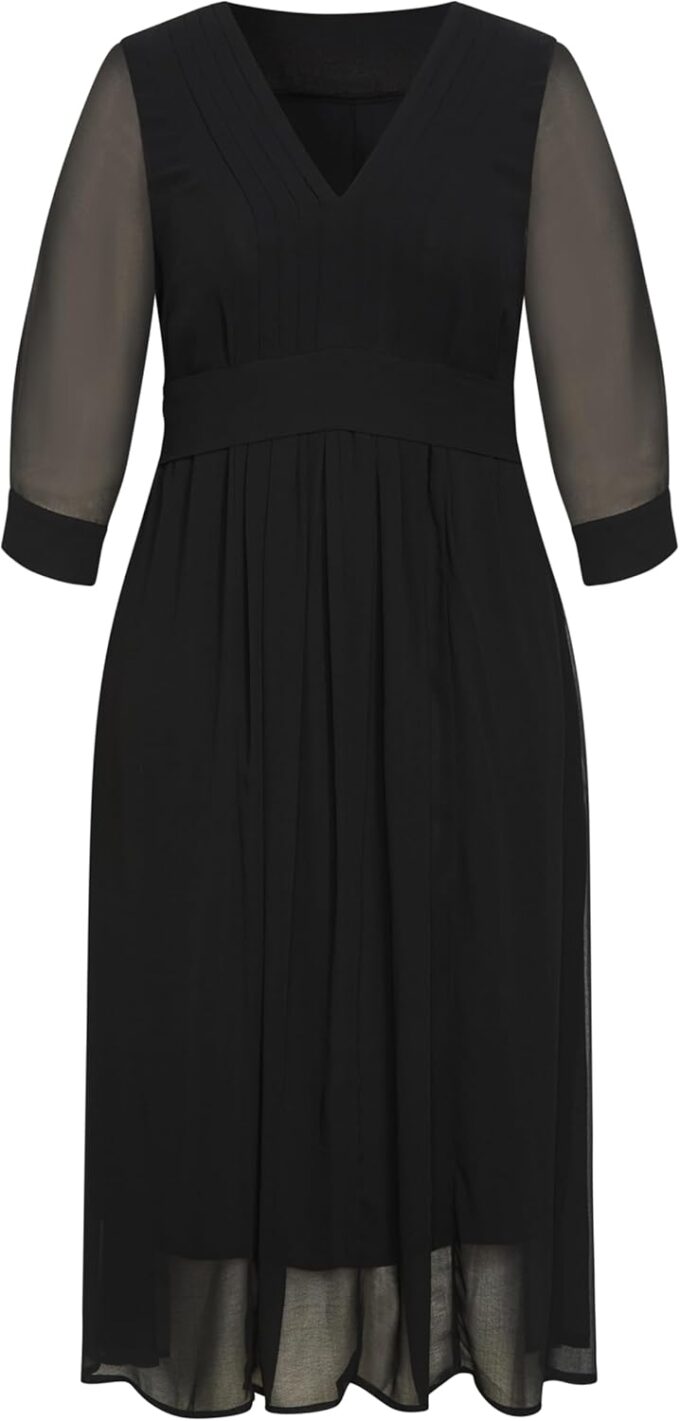 Women's Plus Size After Dark Dress – Bild 4