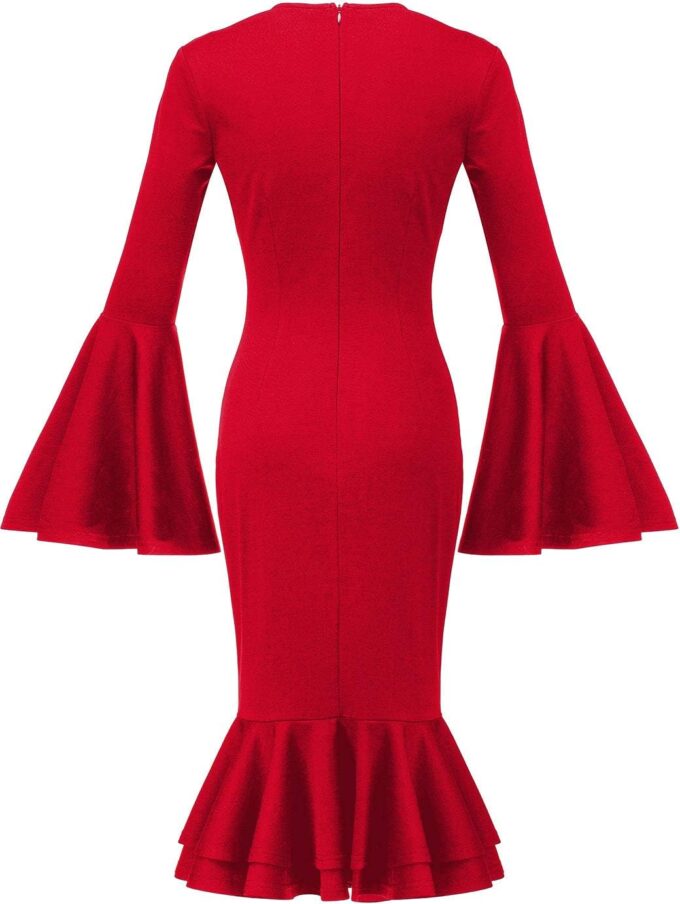 HongyuAmy Afrikanisches Damenkleid mit Ankara-Druck, traditionell, lässig, Kleidung – Bild 2